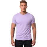 RizzUP Erkek Lila Slim Fit %90 Pamuk Likralı Yumuşak Dokulu Basic Tişört 1801131 - 2XL