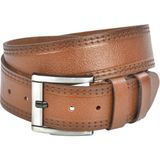 Rizzup Erkek Taba %100 Hakiki Deri Kemer 4,5 cm Özel Yapım Deri Kot Kemeri 2402604 - 115 cm