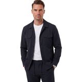 Rizzup Lacivert Slim Fit Gofre Dokulu Yazlık Spor Takım Elbise – Yarım Astarlı Likralı 2’li Kombin 2604007 - 6 Drop - 50