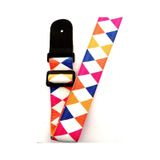 Rj200-b20 Gitar Askısı Deluxe Teal Guitar Strap Deri Başlıklı 2 Katlı
