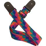 RJ200-C5 Gitar Askısı Deluxe Guitar Strap Deri Başlıklı 2 Katlı