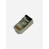 RJ45 Cat5e Shielded FTP Konnektör 8P8C Metal Korumalı Ethernet Jack PL45-C5-8P8C-SH-100