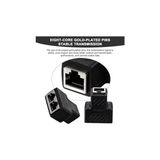 RJ45 Ethernet Çoğaltıcı, 1 Giriş 2 Çıkış, Gigabit, CAT5E/CAT6/7/8 - Çok Renkli