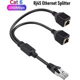 RJ45 Internet Dağıtıcı Çoklayıcı Splitter, Gigabit, 1 Erkek - 2 Dişi Ethernet Kablosu, Cat5/cat6 - Rj45 Çoklayıcı