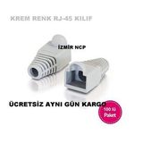 rj45 jack Kılıfı KREM RENK 100 adet PAKET KORUMA KILIFI