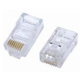 Rj45 Jack Soket Konnektör Cat5e İnternet Caki Jak - 100 Adet