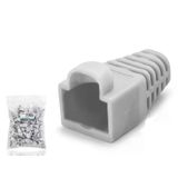 Rj45 Konnektör Papuç - 100 Adet Gri / Ekonomik Poşet Paket Nd2434