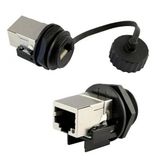 Rj45 Panel Tip Dişi - Dişi Kaliteli Korumalı Konnektör