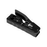 RJ45-RJ11 CAT5/5E/CAT6 /CAT7 YENİ NESİL SIKMA KABLO KESME PENSESİ (siyah)