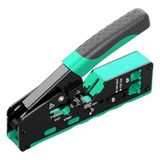 RJ45 RJ11 Ez Konnektör Çakma Pensesi, Açık Uçlu İkili Sıkma Aleti, CAT5/6 ve CAT6A/7 Uyumlu