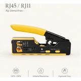 RJ45 RJ11 RJ12 Sıkma Pensesi Cat5 Cat6 Cat7 Ağ Kablosu Çakma Pense Kablo Soyma Kesme Krimp Crimping Tool Ethernet Network Telefon Soket Sonlandırma Aparatı