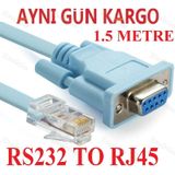 Rj45 To Rs232 9Pin 4335A Çevirici Kablosu Dönüştürücü Konsol