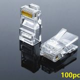 RJ45 UÇ SOKET KONNEKTÖR RJ 45 CAT5 İNTERNET (100 ADET)