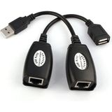 RJ45 USB Ek Uzatıcı CAT5E 6 Kablosu Ekleme Extension