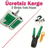 Rj9 Rj45 Rj11 Telefon Jack Sıkma Pensesi Data Kablosu Test Cihazı