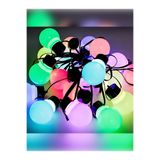 rkm store 5 Metre RGB Top LED Işık 20 LED – 220V Fişli Tak Çalıştır Dekoratif İç Dış Mekan Aydınlatma Süsleme