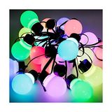 Rkm Store 5metre Top LED Rgb 20 LED 220V Fişli Tak Çalıştır Dekoratif Iç ve Dış Mekan Aydınlatma Süsleme Işığı - Çok Renkli