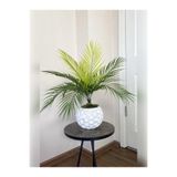 rkm store Yapay Çiçek Palmiye Demeti 9 Dallı Areka Yapay Bitki Salon Çiçeği 9 Yaprak 50cm Saksı Dahil Değildir