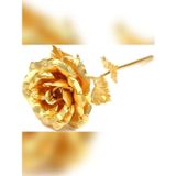 Rkmstore Sonsuzluk Gülü Hediyelik Gül Gold Renk Ev Dekor Sevgiliye Hediye Anneler Günü Hediyesi Solmayan Gül