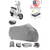 Rks Bitter 50 Branda Gri Arka Çanta Uyumlu(Topcase) Motosiket Brandası Motor Örtüsü Çadır Su Geçirmez Motosiklet Kılıfı Motor Brandası,lastikli,taşıma Torbalı