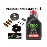 Rks Blazer 50 Performans Ön Varyatör Yağlı Bakım Seti Motul 5100 10W40 M1119