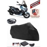 Rks Jaguar 100 Branda Siyah Arka Çanta Uyumlu(Topcase) Motosiket Brandası Motor Örtüsü Çadır Su Geçirmez Motosiklet Kılıfı Motor Brandası,lastikli,taşıma Torbalı