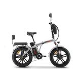Rks Lesso Pro 250W Gri Elektrikli Bisiklet 20 İnç Siyah Katlanabilir Vitesli Ayna & Çanta Hediyeli