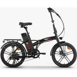 Rks MX55 Pro Katlanabilir Şehir Bisikleti 20 inç Jant 7 Vites ile Modern Tasarım - Siyah