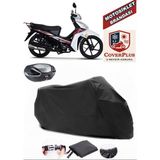Rks Next 100 Branda Siyah Arka Çanta Uyumlu(Topcase) Motosiket Brandası Motor Örtüsü Çadır Su Geçirmez Motosiklet Kılıfı Motor Brandası,lastikli,taşıma Torbalı