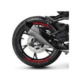 Rks (Qj Motor) Srk 125R Motosiklet Jant Içi Sticker Etiket Modeli Kırmızı
