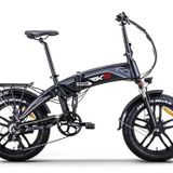 RKS RD5 20 Jant Fat Bike Siyah Katlanabilir Elektrikli Bisiklet