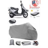 Rks Spontini 110 Branda Gri Arka Çanta Uyumlu(Topcase) Motosiket Brandası Motor Örtüsü Çadır Su Geçirmez Motosiklet Kılıfı Motor Brandası,lastikli,taşıma Torbalı