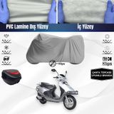 Rks Spontini 125 Motosiklet Brandası Arka Çanta Topcase Uyumlu Motor Branda