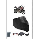 Rks SRK250 Rr Uyumlu Siyah Motorsiklet Branda, Motor Örtüsü