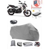 Rks Tnt 202 Branda Gri Arka Çanta Uyumlu(Topcase) Motosiket Brandası Motor Örtüsü Çadır Su Geçirmez Motosiklet Kılıfı Motor Brandası,lastikli,taşıma Torbalı