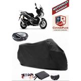 Rks Velloce 150 Branda Siyah Arka Çanta Uyumlu(Topcase) Motosiket Brandası Motor Örtüsü Çadır Su Geçirmez Motosiklet Kılıfı Motor Brandası,lastikli,taşıma Torbalı