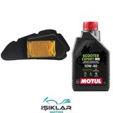 Rks Vrs 125 Motul Yağ Ve Hava Filtre Bakım Seti Bs0009