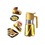 RKY SERENITY 600 Ml Sprey ve Normal Dökme Yağdanlık Limon Sirke Sos Vs Püskürtücü Çok Amaçlı Cam Sprey Şişe