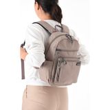 Rky Serenity Sanmorris Unisex Suya Dayanıklı Paraşüt Kumaş 4 Bölmeli Laptop Bölmeli Günlük Kullanım Sırt Çantası - Vizon