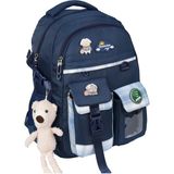 RLX-1451-1452 Unisex Çocuk Ilk Okul Çantası Sırt Çantası - Lacivert