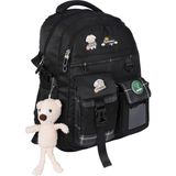 RLX-1451-1452 Unisex Çocuk Ilk Okul Çantası Sırt Çantası - Siyah
