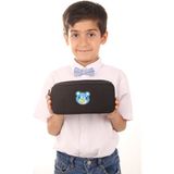 RLX-172 Stres Çarklı Iki Gözlü Kalemlik Okul Ilkokul-Ortaokul - Siyah