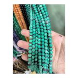 RLX BUJİTERİ Doğal Taş Turkuaz Havlit Taşı 8 Mm 1 Dizi 47 Adet
