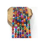 RLX BUJİTERİ Karışık Renk Doğal Taş 8 Mm - Takı Tasarım