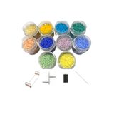 RLX BUJİTERİ Miyuki Delica Boncuk Seti Dokuma Tezgahı Halka Ve Klips Ile -(TOPLAM 10 RENK)