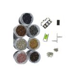 RLX BUJİTERİ Miyuki Delica Özel Kaplama Boncuk Seti 5 Çift Kapama Halka Ve Klips Ile Beraber