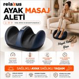 RLX10 Isıtmalı Ayak Ve Bacak Masaj Aleti Ayak Masaj Cihazı 20 Temas Noktalı Antibakteriyel