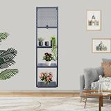Rmd Shop Kitaplık Aplik Duvar Rafı Ve Lambader Siyah Raflı