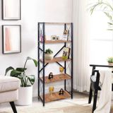 Rmd Shop London 5 Raflı Metal Ayaklı Dekoratif Kitaplık