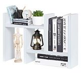 Rmd Shop Mini Masa Üstü Hareketli Çok Amaçlı Kitaplık ve Düzenleyici Beyaz